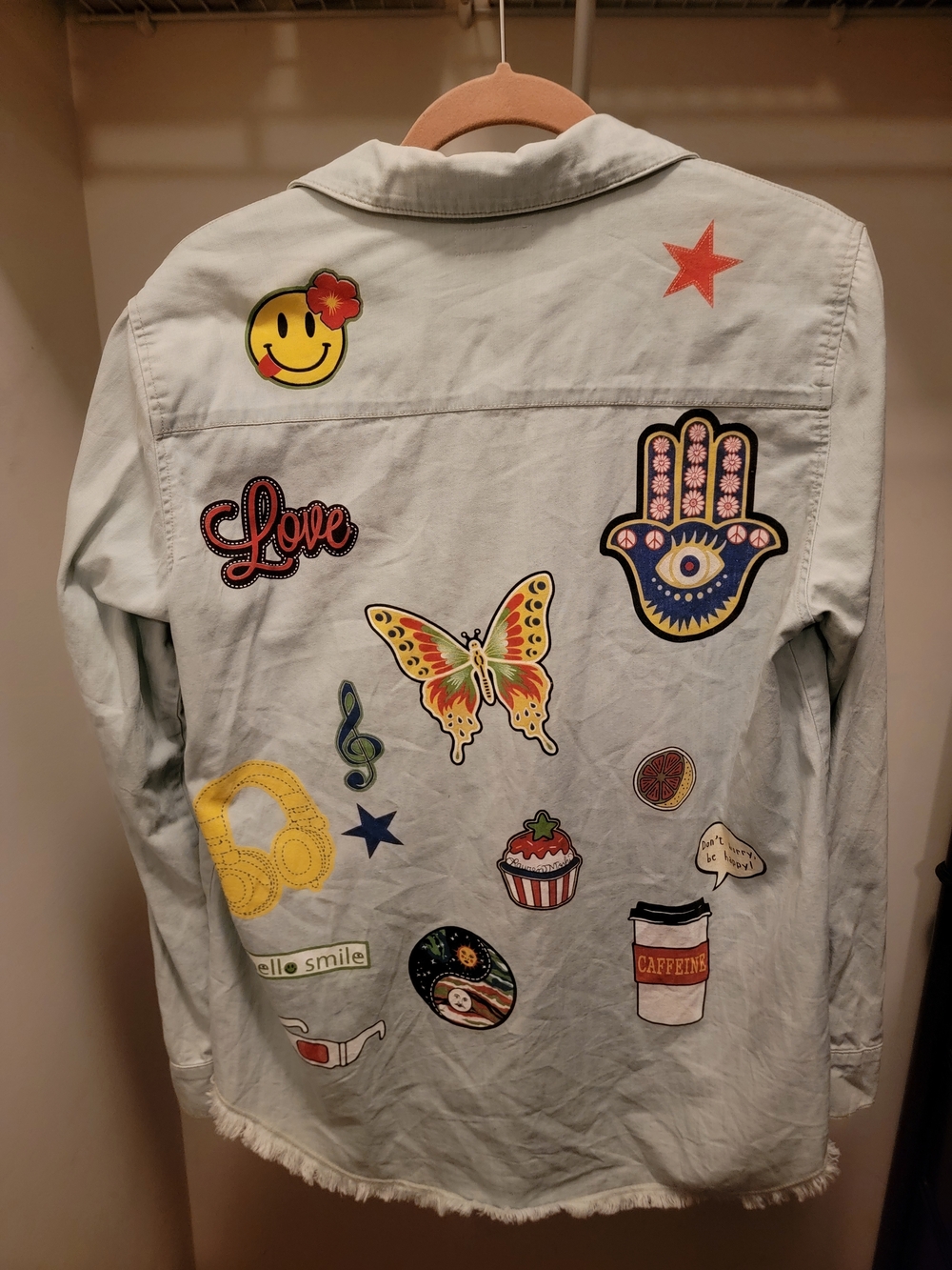 Lauren Moshi Light Blue Denim Shirt - Like New - Size Large